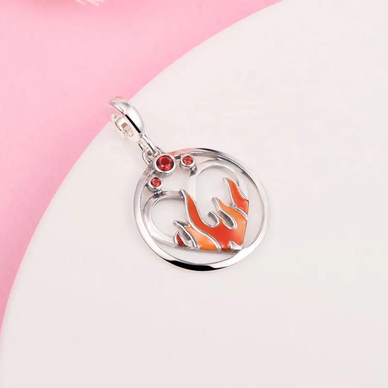 925 Sterling Silver ME Fire Inside Medallion Charm Bead Only Fits European Pandora Me Type Jewelry Bracelets Necklaces
925 Sterling Silver ME Fire Inside Medallion Charm Bead Only Fits European Pandora Me Type Jewelry Bracelets Necklaces