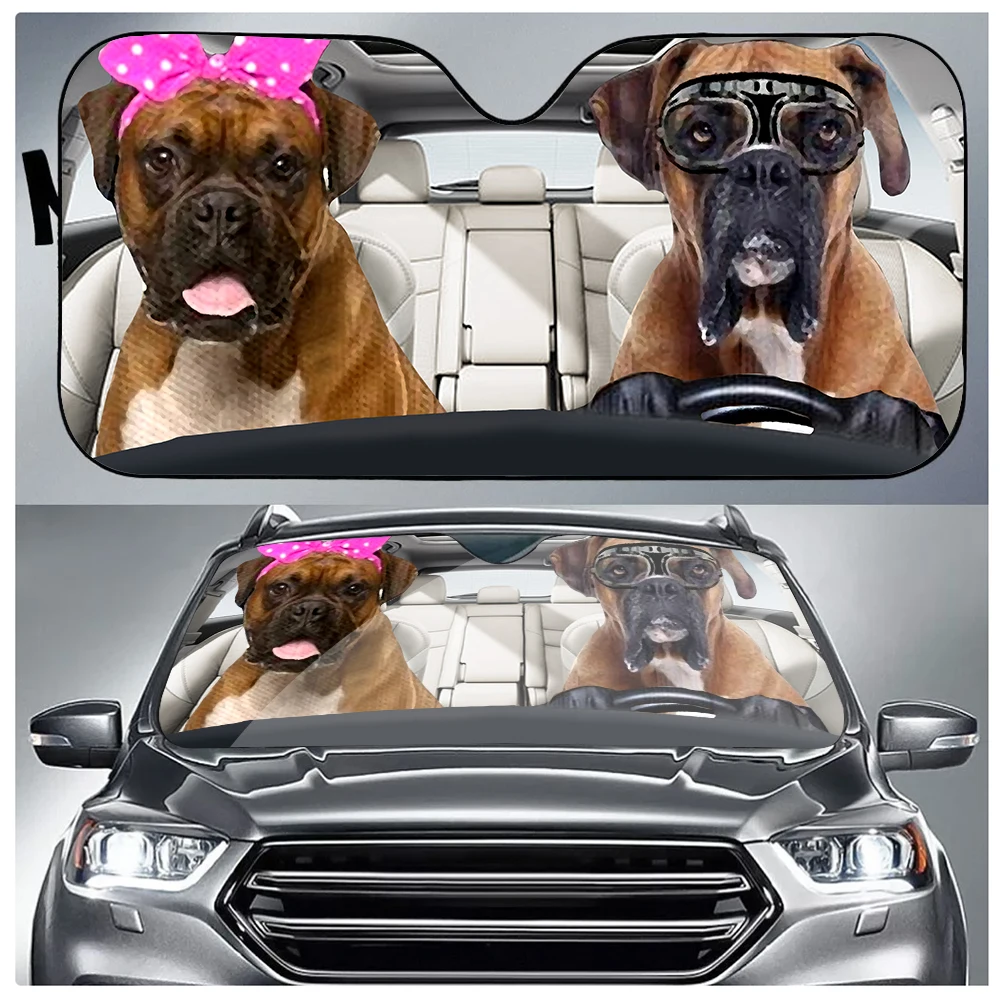 Front Windshield Shade Fashion 3D Dog Prints Sunshades For Car Windows Women Universal Car Windshield Covers Sun Shade Durable
Front Windshield Shade Fashion 3D Dog Prints Sunshades For Car Windows Women Universal Car Windshield Covers Sun Shade Durable