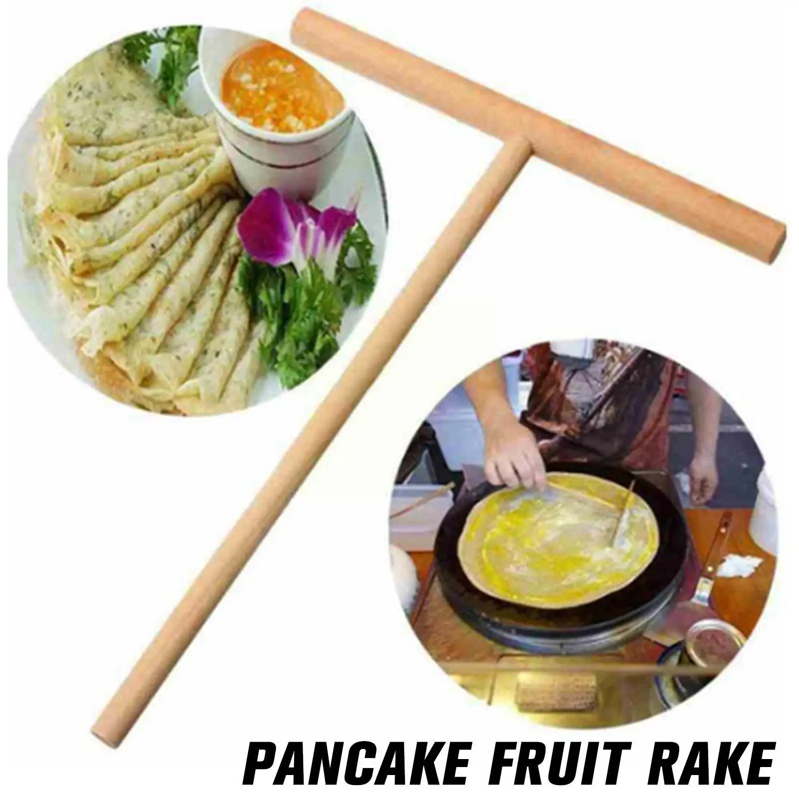 Wooden T Shape Crepe Maker Pancake Batter Spreader Restaurant Pancake Pie Tools Diy Canteen Home Supplies Stick Kitchen Too F8s5
Wooden T Shape Crepe Maker Pancake Batter Spreader Restaurant Pancake Pie Tools Diy Canteen Home Supplies Stick Kitchen Too F8s5