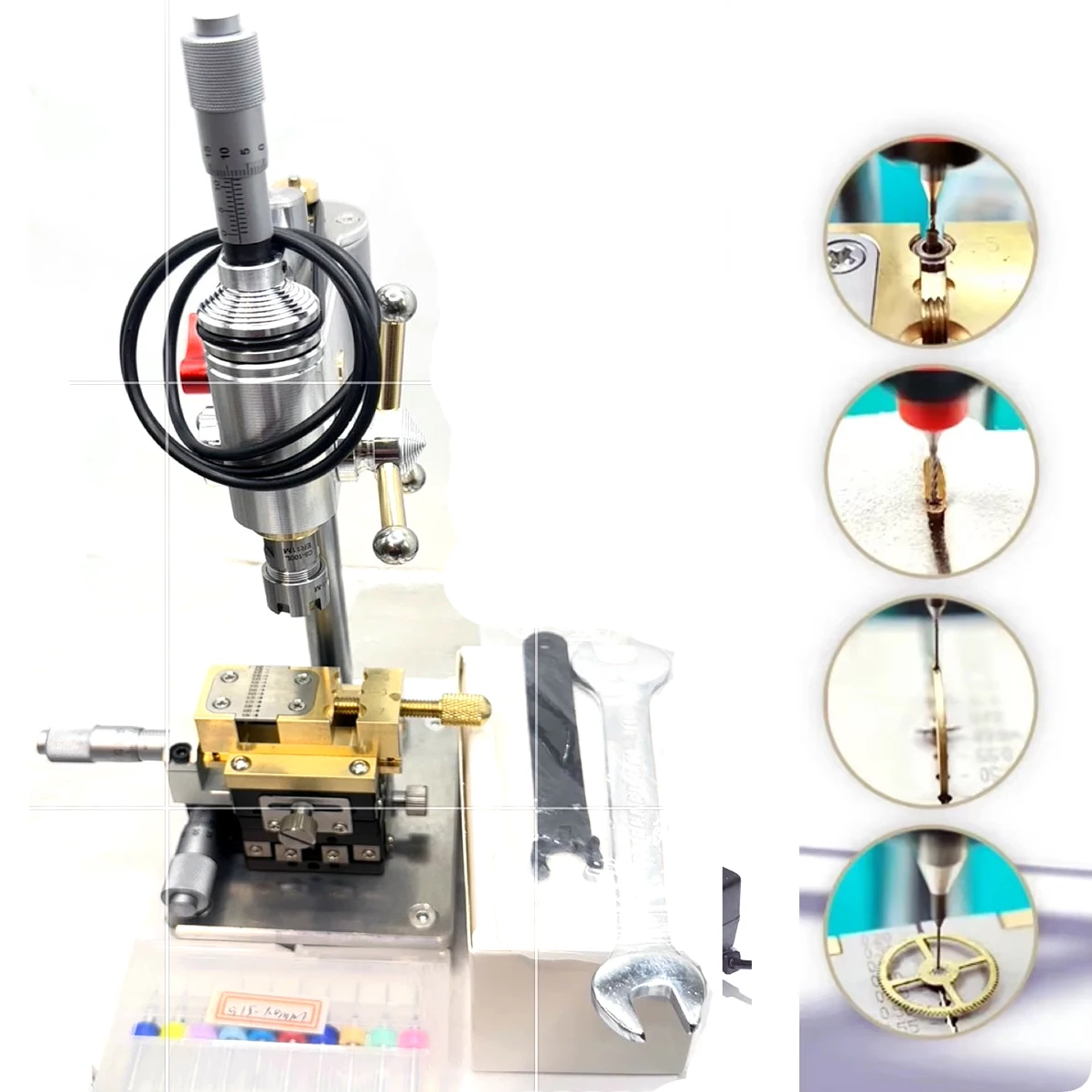 Микро-дрель AC 100-240В для ремонта часов
Микро-дрель AC 100-240В для ремонта часов