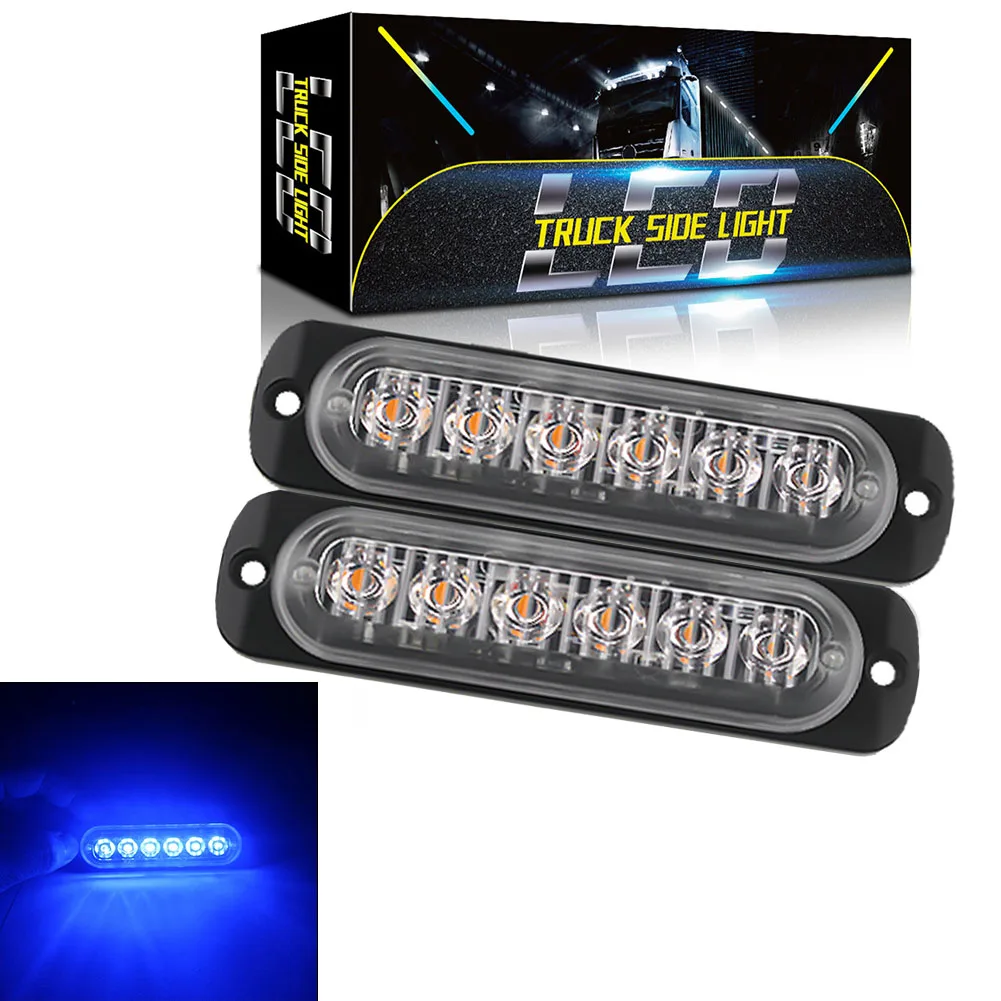 1 Pair 12V 24V 6SMD LED Strobe Light Car Grille Beacon Lamp Yellow White Strobe Lamp Aluminium 3030 LED Chip Car Lights
1 Pair 12V 24V 6SMD LED Strobe Light Car Grille Beacon Lamp Yellow White Strobe Lamp Aluminium 3030 LED Chip Car Lights