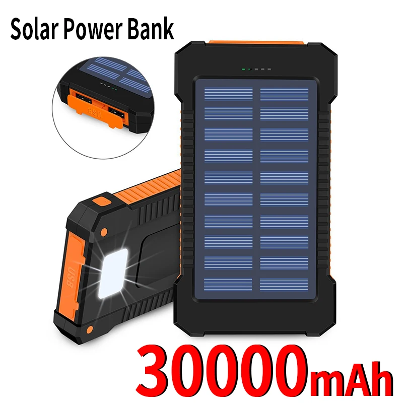 Solar Power Bank Portable 30000mAh Outdoor Travel Charger Waterproof Fast Charging External Battery Flashlight for Xiaomi iPhone
Solar Power Bank Portable 30000mAh Outdoor Travel Charger Waterproof Fast Charging External Battery Flashlight for Xiaomi iPhone