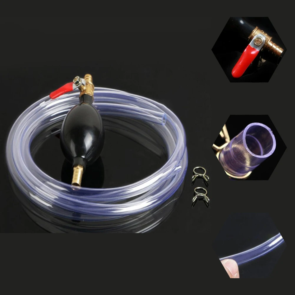 2 Meter Tube Oil Sucker Car Manual Fuel Tank Suction Hose Oil Pump Anti-Static PVC Tools 10MM In Diameter Motorcycle Oil Absorbe
2 Meter Tube Oil Sucker Car Manual Fuel Tank Suction Hose Oil Pump Anti-Static PVC Tools 10MM In Diameter Motorcycle Oil Absorbe