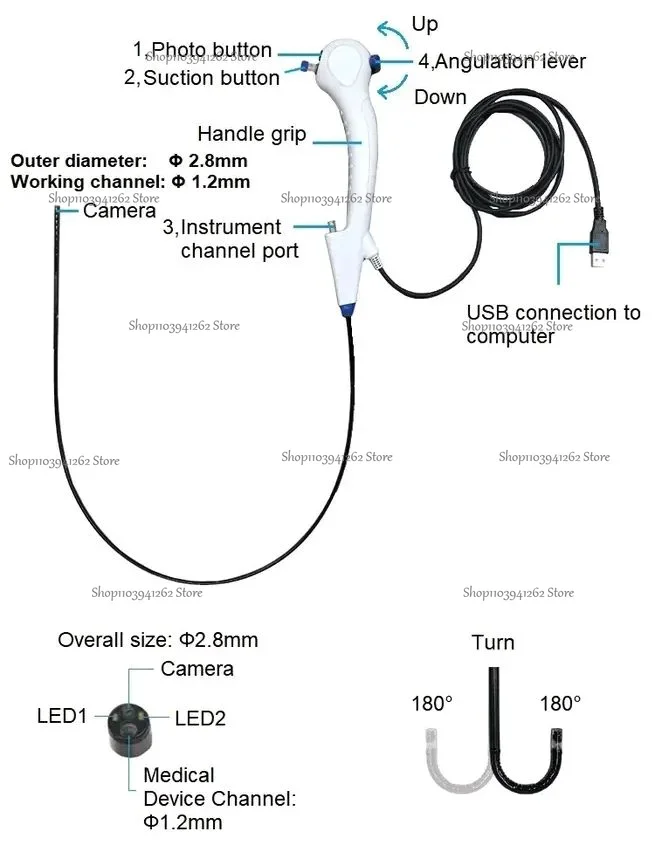 Портативный ветеринарный эндоскоп OLOEY
Портативный ветеринарный эндоскоп OLOEY