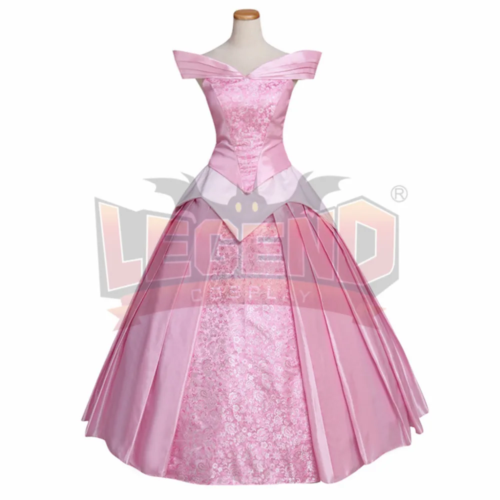 

Cosplaydiy Aurora Dress ball gown Pink Princess Cosplay Dress female Adult Women's Halloween Cosplay Costume Custom Made