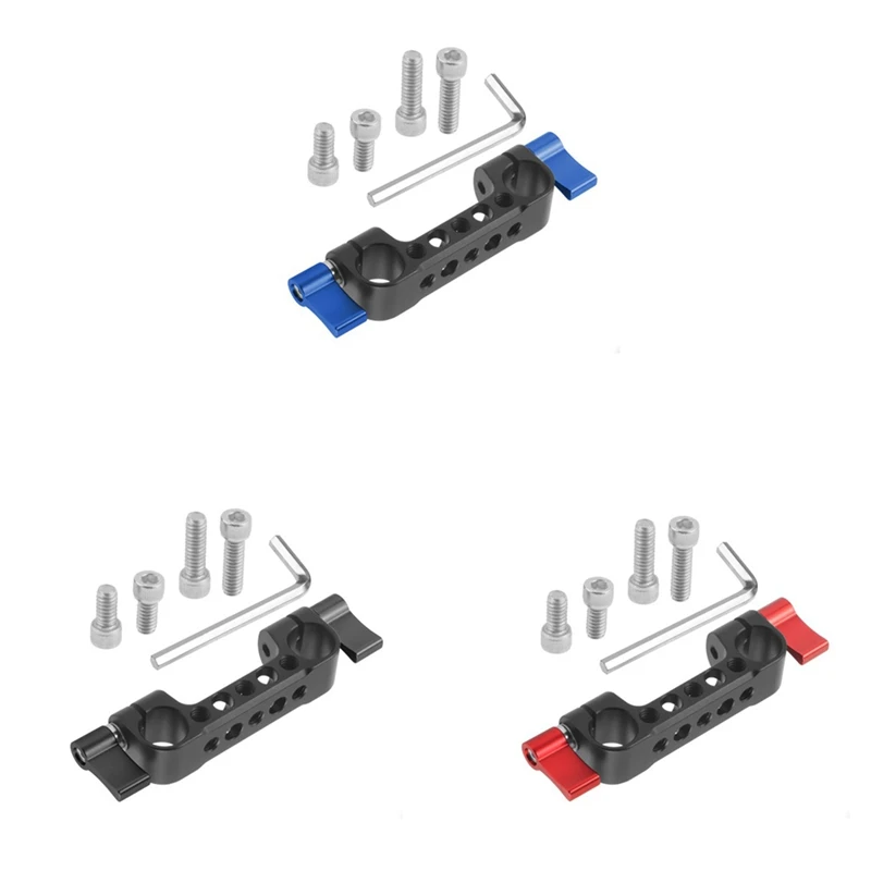 Lightweight Dual 15Mm Rod Clamp Railblock With 1/4 Screw Holes For DSLR Camera Rod Shoulder Support For Follow Focus
Lightweight Dual 15Mm Rod Clamp Railblock With 1/4 Screw Holes For DSLR Camera Rod Shoulder Support For Follow Focus