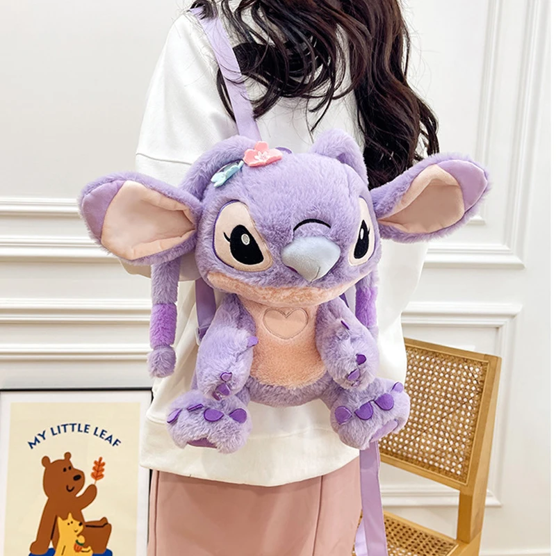 Disney Purple Lilo and Stitch Plush Backpack Cute Anime Figure Stuffed Doll Kawaii Purple Angel Toy Children Knapsack School Bag
Disney Purple Lilo and Stitch Plush Backpack Cute Anime Figure Stuffed Doll Kawaii Purple Angel Toy Children Knapsack School Bag