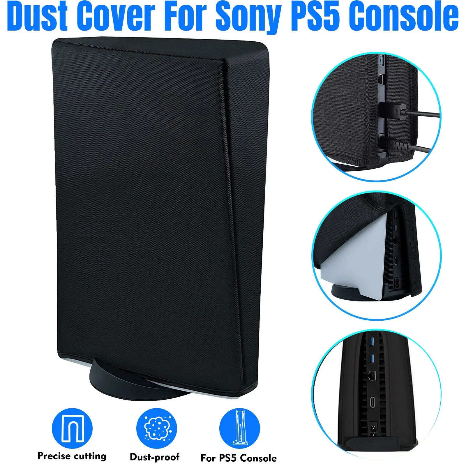 Oxford Cloth Scratch-Resistant Waterproof Dust Cover Protective Case Shell For Sony PlayStation 5 PS5 Console
Oxford Cloth Scratch-Resistant Waterproof Dust Cover Protective Case Shell For Sony PlayStation 5 PS5 Console