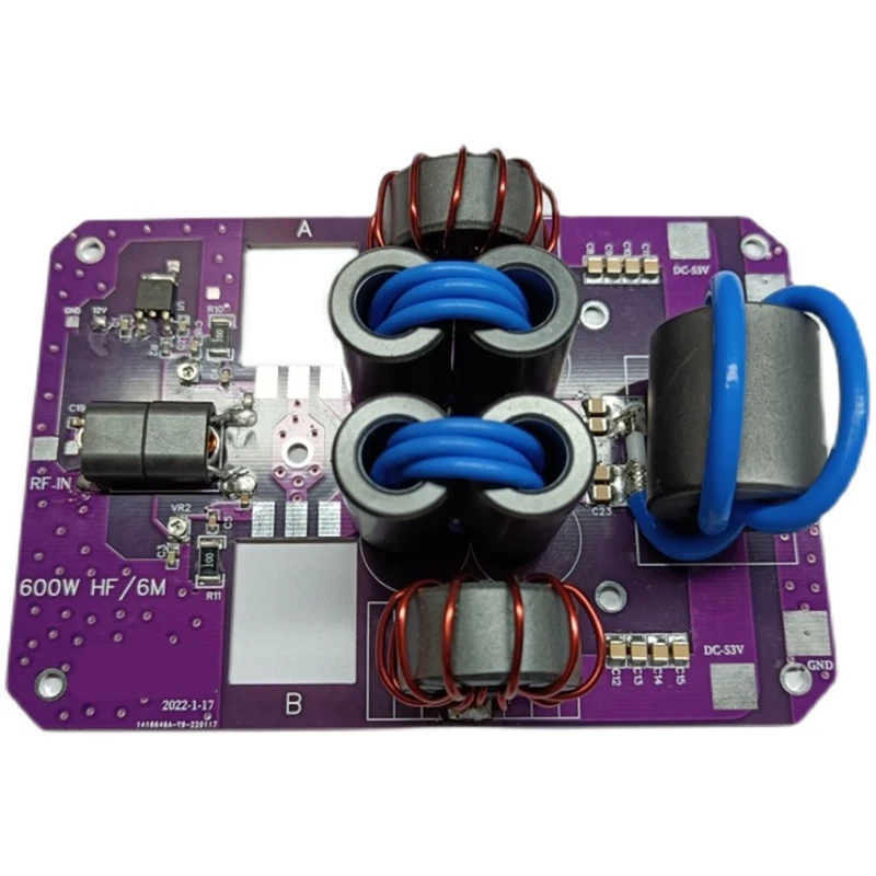 Плата усилителя мощности HF600W, усилитель мощности короткой волны, односторонний усилитель Sideband SSB, высокомощное коротковолновое радио
Плата усилителя мощности HF600W, усилитель мощности короткой волны, односторонний усилитель Sideband SSB, высокомощное коротковолновое радио