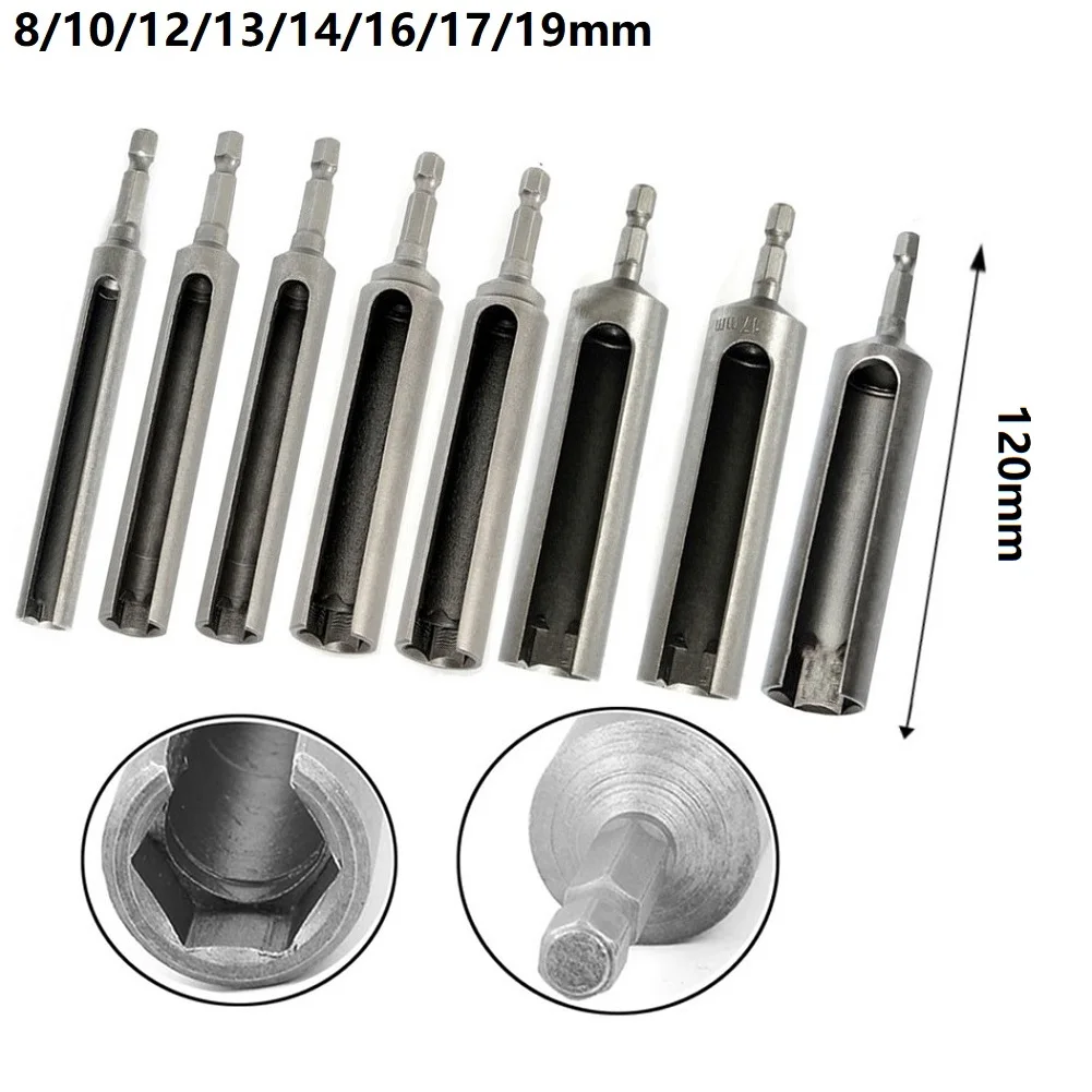 120mm Nut Driver Hex Socket 1/4inch Quick-Change Hex Shank Slotted Drill Bit Socket Wrench Extension Driver For Hexagon Tools
120mm Nut Driver Hex Socket 1/4inch Quick-Change Hex Shank Slotted Drill Bit Socket Wrench Extension Driver For Hexagon Tools