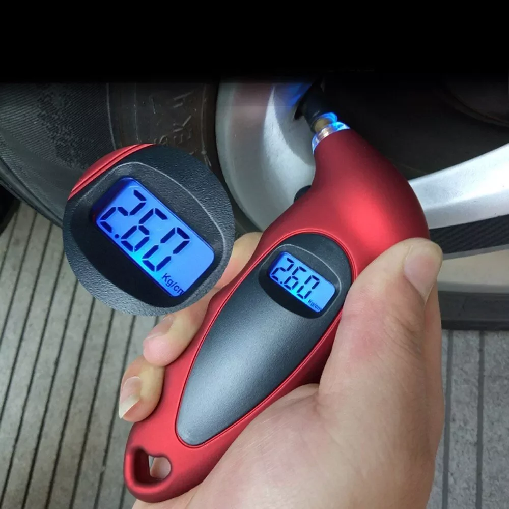 Digital Car Tire Tyre Air Pressure Gauge Meter LCD Display Manometer Barometers Tester for Car Truck Motorcycle
Digital Car Tire Tyre Air Pressure Gauge Meter LCD Display Manometer Barometers Tester for Car Truck Motorcycle