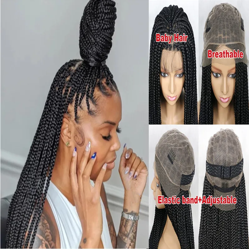 Full Lace Wigs Baby Hair With 32-34 inches Braided 2022 New Arrival Synthetic Braided Wigs Braid
Full Lace Wigs Baby Hair With 32-34 inches Braided 2022 New Arrival Synthetic Braided Wigs Braid