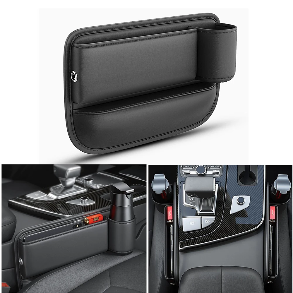 Universal PU Leather Storage Box Cup Holder Car Organizer Box Car Seat Slit Gap Pocket Car Organizer Interior Accessories
Universal PU Leather Storage Box Cup Holder Car Organizer Box Car Seat Slit Gap Pocket Car Organizer Interior Accessories