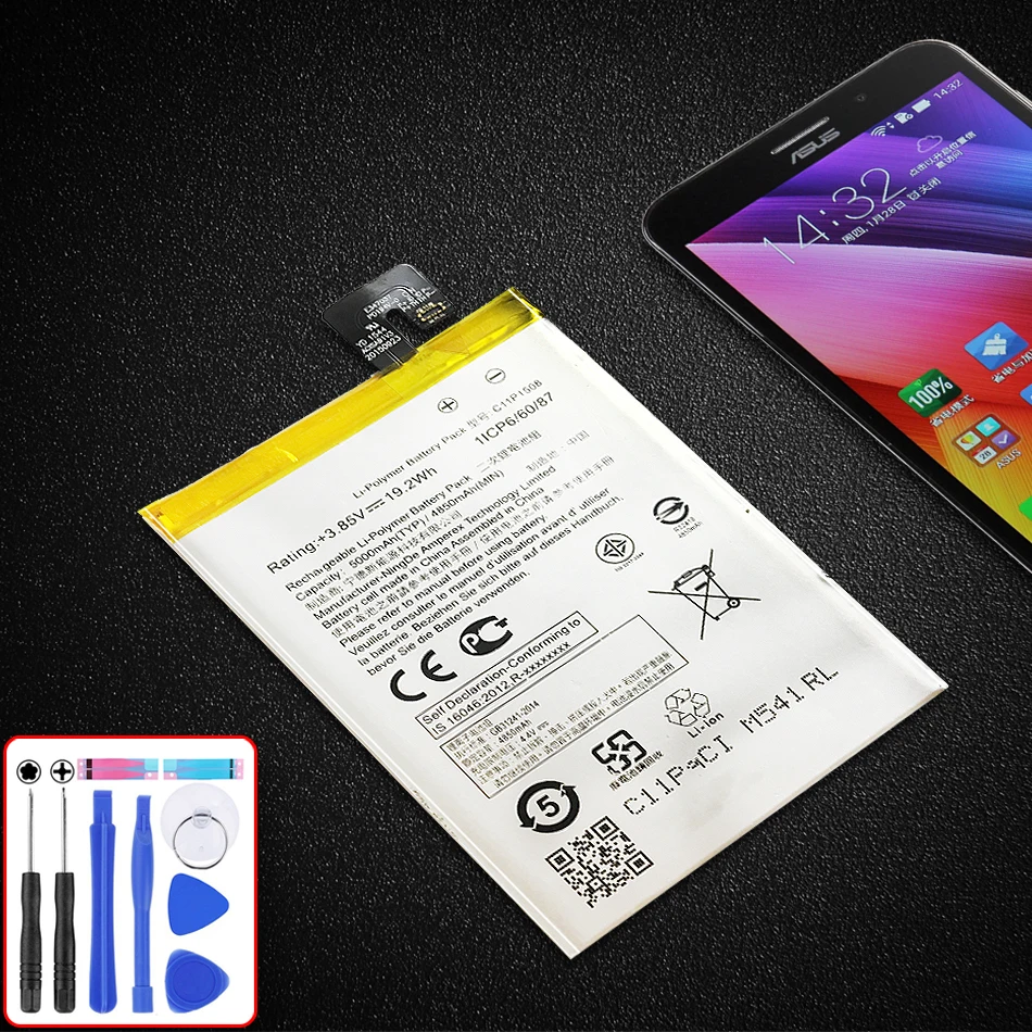 Сменный литий-полимерный аккумулятор C11P1508 для ASUS Zonfone Max ZC550KL Z010AD Z010D Z010DA, 5000 мАч
Сменный литий-полимерный аккумулятор C11P1508 для ASUS Zonfone Max ZC550KL Z010AD Z010D Z010DA, 5000 мАч