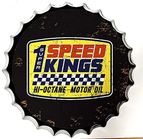 Royal Tin Sign Bottle Cap Metal Tin Sign Motor Oil Gasoline Gas Diameter 13.8 inches, Round Metal Signs for Home and Kitchen Bar
Royal Tin Sign Bottle Cap Metal Tin Sign Motor Oil Gasoline Gas Diameter 13.8 inches, Round Metal Signs for Home and Kitchen Bar