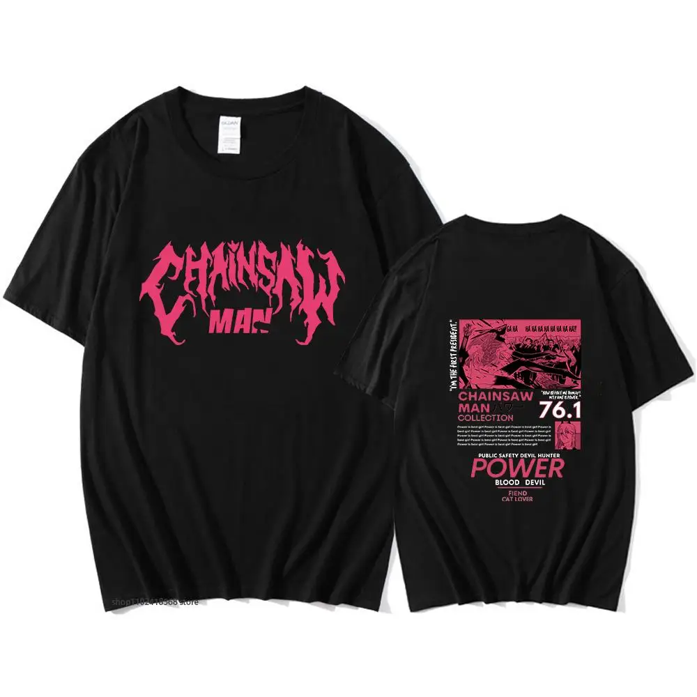 Japanese Manga Chainsaw Man Shirts for Teen Girls Power Tshirts Anime Graphic Clothes Cosplay Unisex Boys Tees 100% Cotton Tops
Japanese Manga Chainsaw Man Shirts for Teen Girls Power Tshirts Anime Graphic Clothes Cosplay Unisex Boys Tees 100% Cotton Tops