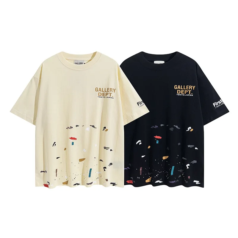 Gallery Dept Tide 2023 New Print Letter Women Fashion Original T Shirt Men Tops Summer Short Sleeve Cotton Tshirt
Gallery Dept Tide 2023 New Print Letter Women Fashion Original T Shirt Men Tops Summer Short Sleeve Cotton Tshirt