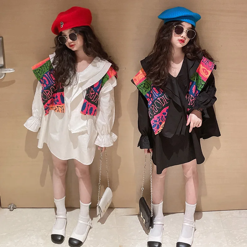 Girls dress spring dress skirt 2022 new children's foreign style long-sleeved shirt shawl two-piece set
Girls dress spring dress skirt 2022 new children's foreign style long-sleeved shirt shawl two-piece set