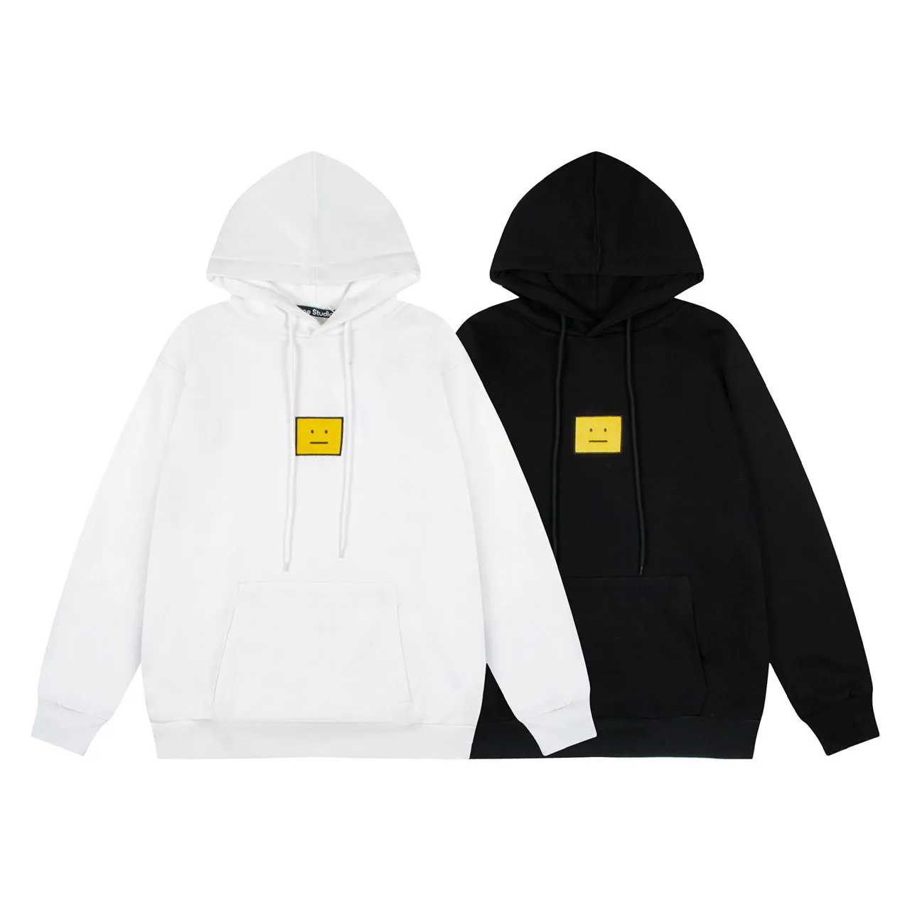 20ss New Ac Studios Yellow Square Smiling Face Embroidery Fashion Loose Drawstring Pullover Men's And Women's Hoodie
20ss New Ac Studios Yellow Square Smiling Face Embroidery Fashion Loose Drawstring Pullover Men's And Women's Hoodie