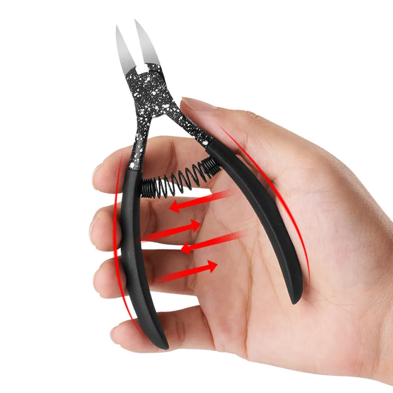 Black Nail Cuticle Scissor Nipper Ingrown Toenail Cutter Edge Clipper Dead Skin Remover Trimming Pliers Paronychia Pedicure Tool
Black Nail Cuticle Scissor Nipper Ingrown Toenail Cutter Edge Clipper Dead Skin Remover Trimming Pliers Paronychia Pedicure Tool