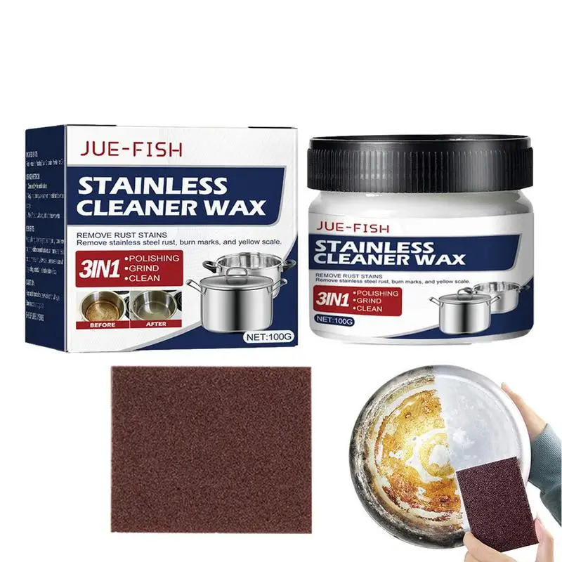Polishing Wax For Metal Rust Remover Cleaner, Repairer, Stainless Steel Cleaning Wax, Metal Polishing Cleaner Utensils Flume
Polishing Wax For Metal Rust Remover Cleaner, Repairer, Stainless Steel Cleaning Wax, Metal Polishing Cleaner Utensils Flume