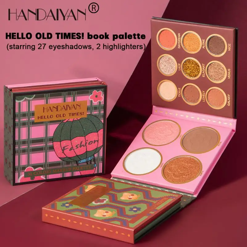 HANDAIYAN 31 Colors Eyeshadow Palette Matte Gliltter Blush Highlighter Eye Shadow Pallete Shimmer Shine Makeup Set Cosmetics
HANDAIYAN 31 Colors Eyeshadow Palette Matte Gliltter Blush Highlighter Eye Shadow Pallete Shimmer Shine Makeup Set Cosmetics