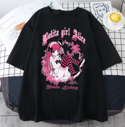 Women TShirt Kawaii Cartoon Anime Short Sleeve T-shirts Graphic Tee Oversized T-shirt Female Unisex Streetwear Y2k Harajuku
Women TShirt Kawaii Cartoon Anime Short Sleeve T-shirts Graphic Tee Oversized T-shirt Female Unisex Streetwear Y2k Harajuku