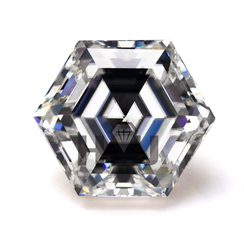 Moissanite Stone Hexagon Step Cut VVS1 Gray Color Loose Lab Grown Diamond with GRA Certificate Gemstones Wholesale
Moissanite Stone Hexagon Step Cut VVS1 Gray Color Loose Lab Grown Diamond with GRA Certificate Gemstones Wholesale
