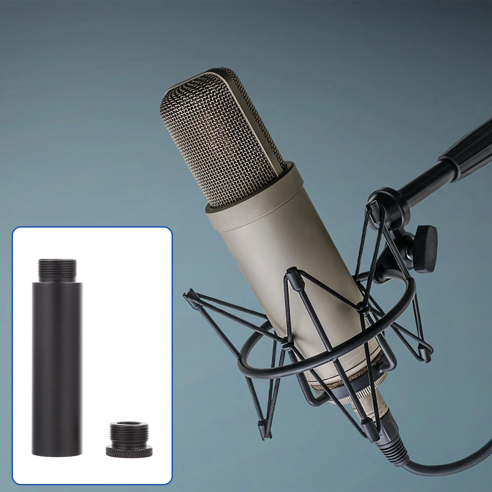 1 Set Portable Replacement Extension Pipe with Screw Microphone Extension Tube
1 Set Portable Replacement Extension Pipe with Screw Microphone Extension Tube