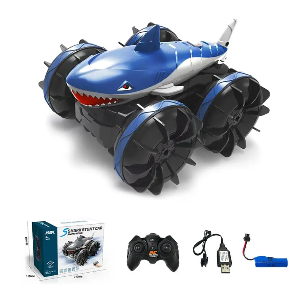 1:24 Four-wheel Drive Amphibious Shark Head Stunt Car Gesture Sensing Drift Remote Control Car Model Toy
1:24 Four-wheel Drive Amphibious Shark Head Stunt Car Gesture Sensing Drift Remote Control Car Model Toy