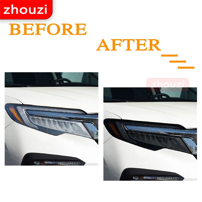 For Honda Pilot 2015 2016 2017 2018 2019 Car Headlight Tint Black Protective Film Protection Transparent TPU Sticker Accessories 
For Honda Pilot 2015 2016 2017 2018 2019 Car Headlight Tint Black Protective Film Protection Transparent TPU Sticker Accessories