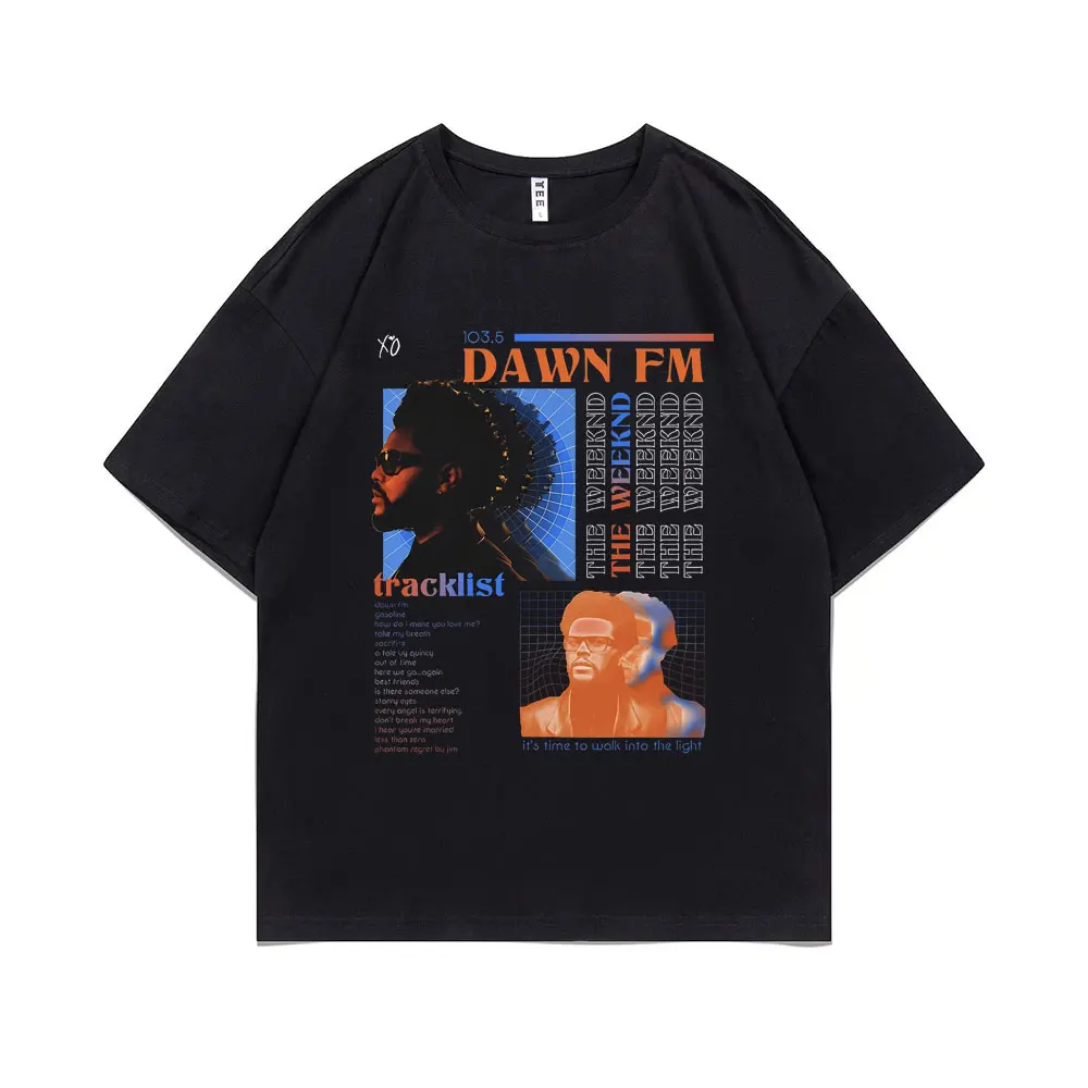The Weeknd Dawn FM Tracklist Album Graphic T Shirt Summer Men Women Fashion Soft Cotton Tees Man Hip Hop Oversized T-shirts Tops
The Weeknd Dawn FM Tracklist Album Graphic T Shirt Summer Men Women Fashion Soft Cotton Tees Man Hip Hop Oversized T-shirts Tops