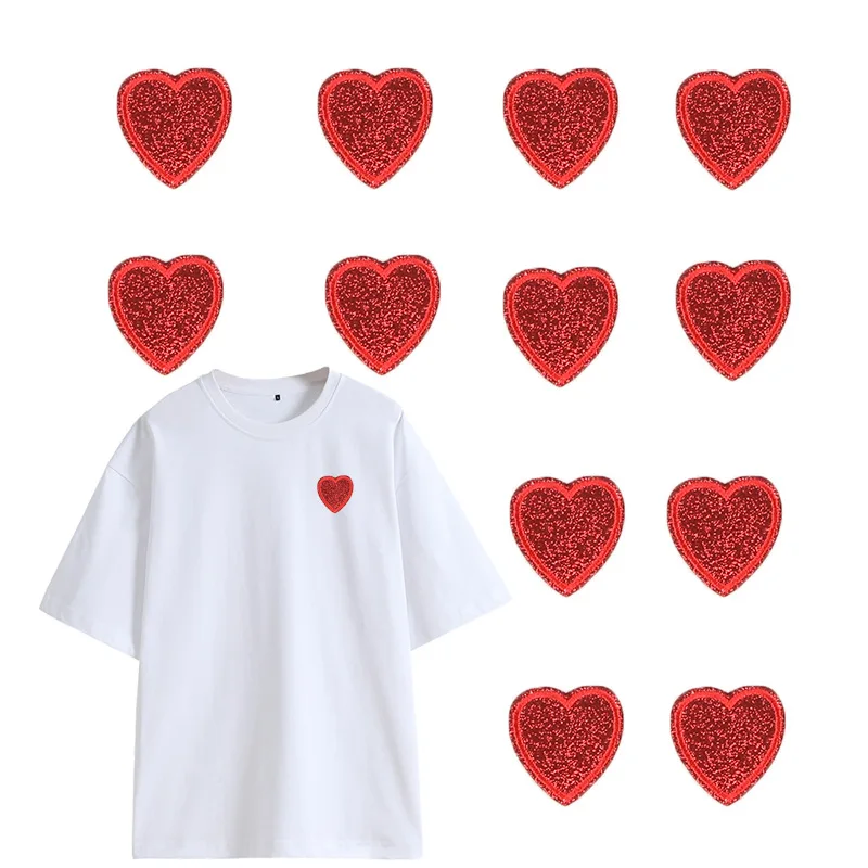 Red Heart Shape Embroidery Patches for Clothing Sew-On Patches on Clothes T-Shirts/Coat Flowers Embroidery Badge Applique
Red Heart Shape Embroidery Patches for Clothing Sew-On Patches on Clothes T-Shirts/Coat Flowers Embroidery Badge Applique