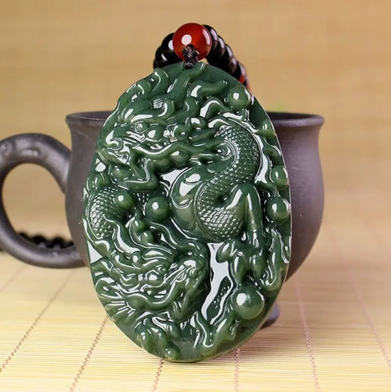 Natural Hotan Soft Jade brand pendant domineering Zodiac dragon Jade pendant Jade Dragon
Natural Hotan Soft Jade brand pendant domineering Zodiac dragon Jade pendant Jade Dragon