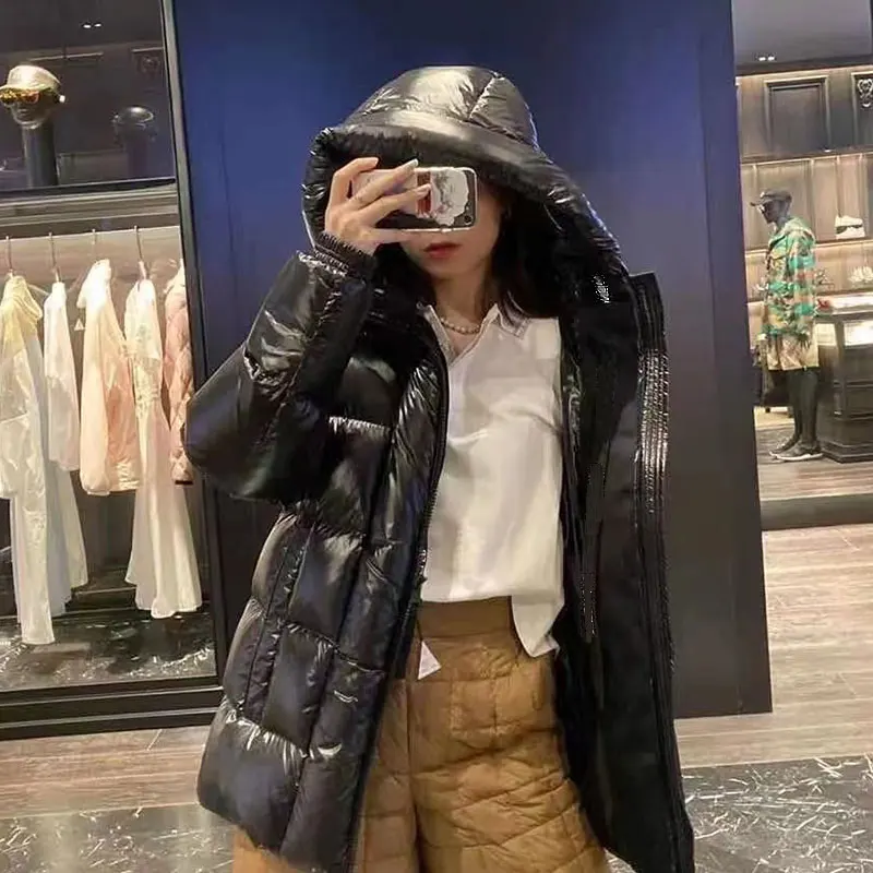 Coats Woman Winter 2022 High Quality Hooded Down Jacket Plus Size Thick Warm Men's Feather Parkas Short Black Outwear Female
Coats Woman Winter 2022 High Quality Hooded Down Jacket Plus Size Thick Warm Men's Feather Parkas Short Black Outwear Female