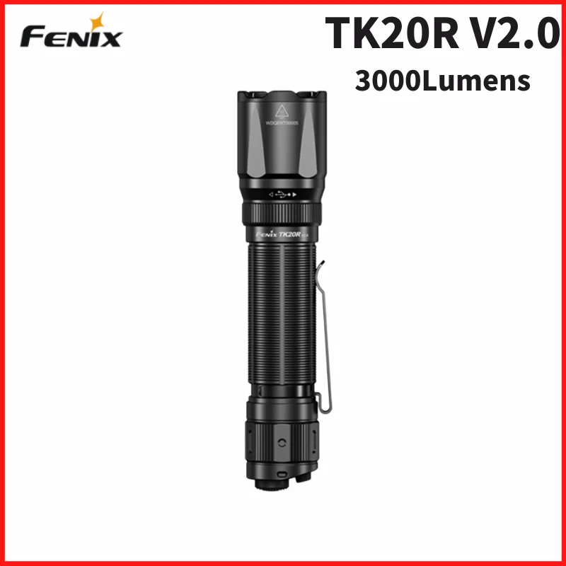 Перезаряжаемый светодиодный фонарик Fenix TK20R V2.0 3000 люмен, 6 режимов освещения, двойные тактические переключатели с батареей 5000 мАч
Перезаряжаемый светодиодный фонарик Fenix TK20R V2.0 3000 люмен, 6 режимов освещения, двойные тактические переключатели с батареей 5000 мАч