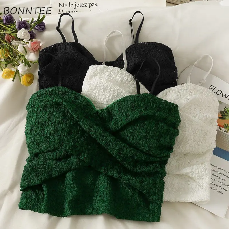Camisole Women Cropped Slim Sexy All-match Criss-cross Holiday Backless Solid College Lady Summer Simple Cozy Tops Korean Style
Camisole Women Cropped Slim Sexy All-match Criss-cross Holiday Backless Solid College Lady Summer Simple Cozy Tops Korean Style