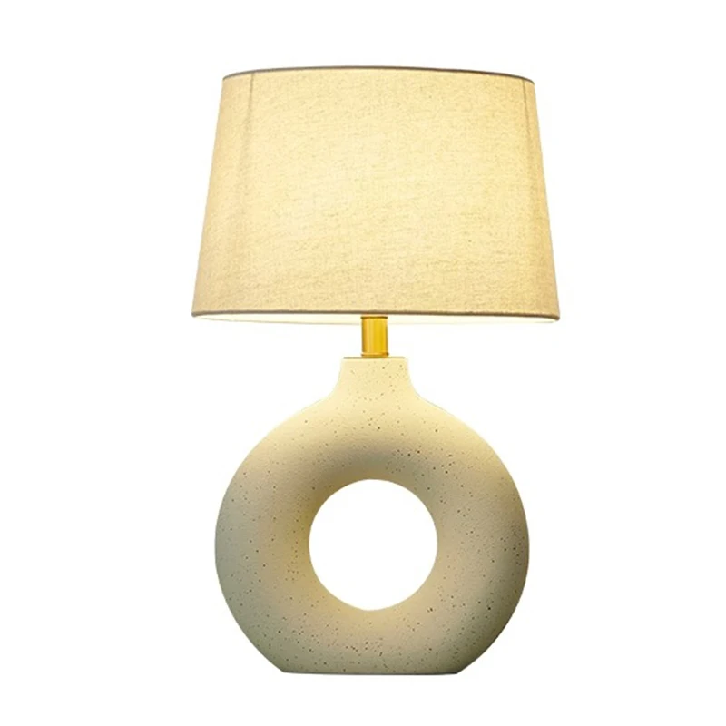 Wabi Sabi Ceramics Table Light Designer Fabric Shade Retro Home Hotel Villa Lighting Decoration Bedroom Bedside LED Desk Lamp
Wabi Sabi Ceramics Table Light Designer Fabric Shade Retro Home Hotel Villa Lighting Decoration Bedroom Bedside LED Desk Lamp