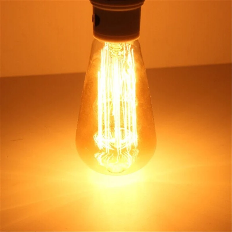 

Retro ST64 Edison Bulb 110V E26 60W Incandescent Bulbs Vintage Filament Bulb Tungsten Edison Light bedroom decoration