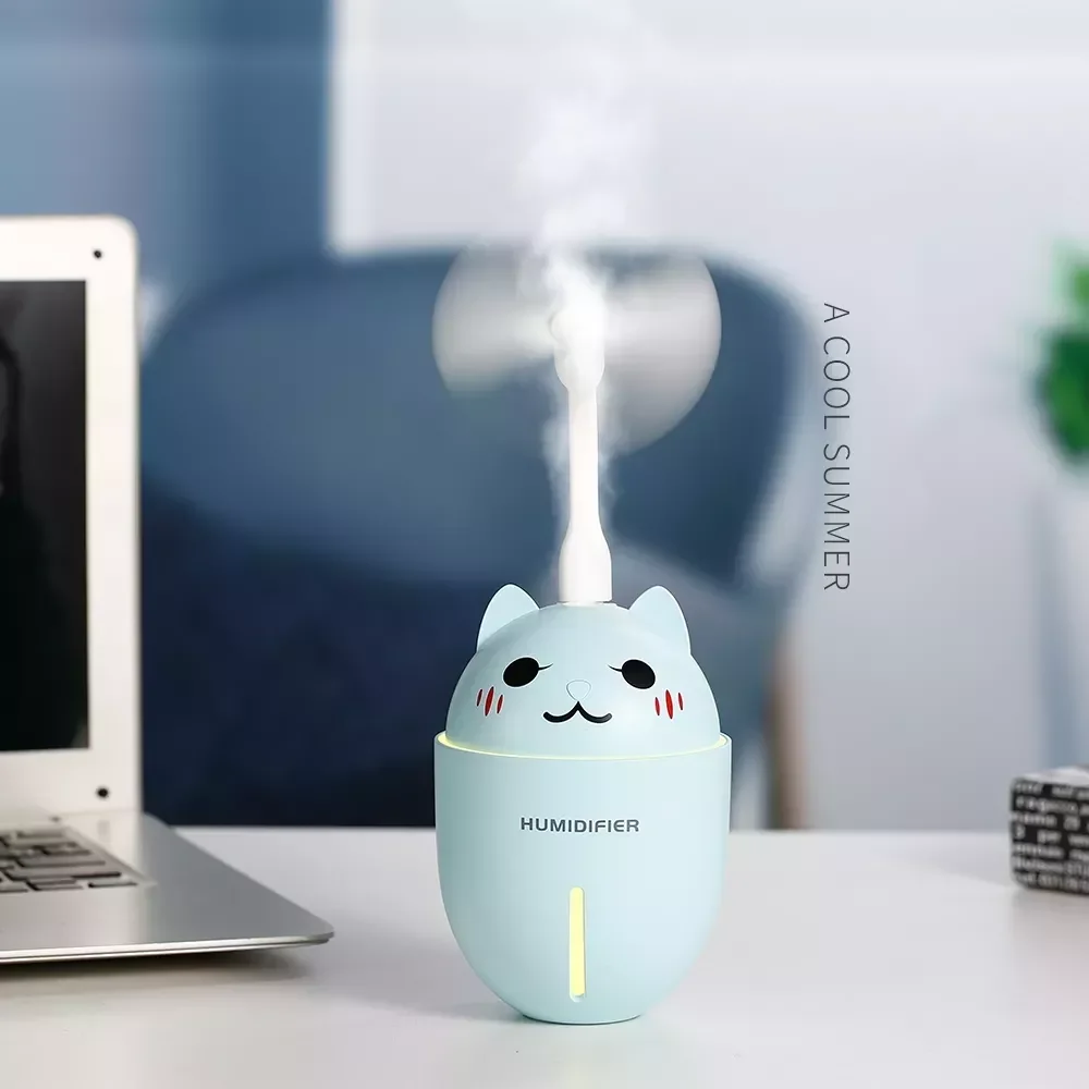 NEW2023 in 1 320ML USB Air Humidifier Ultrasonic Cool-Mist Adorable Pet Mini Aroamtherapy Humidifier With LED Light Mini USB Fan
NEW2023 in 1 320ML USB Air Humidifier Ultrasonic Cool-Mist Adorable Pet Mini Aroamtherapy Humidifier With LED Light Mini USB Fan