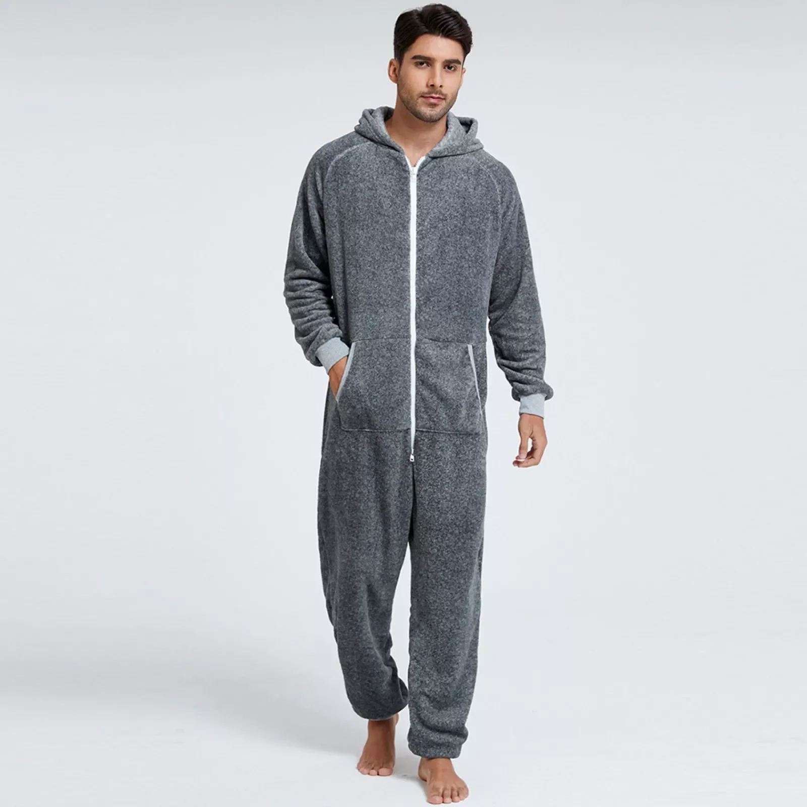 Men Warm Teddy Fleece Onesie Fluffy Sleep Lounge Adult Sleepwear One Piece Pyjamas Male Jumpsuits Hooded Onesies For Adult Men
Men Warm Teddy Fleece Onesie Fluffy Sleep Lounge Adult Sleepwear One Piece Pyjamas Male Jumpsuits Hooded Onesies For Adult Men