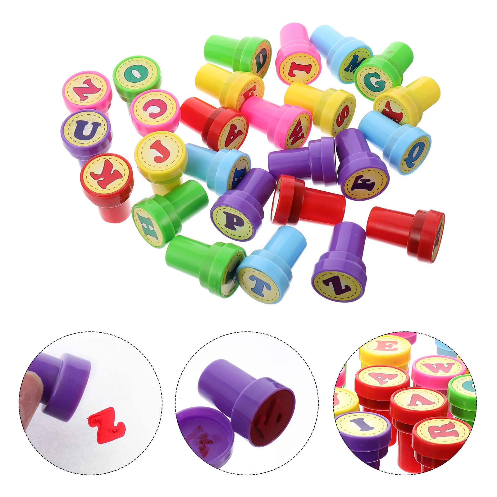 26 Pcs Kids Stamps Children's Lovely 26-letter Stampers Toy Classroom Rewards Colorful Purple Plastic
26 Pcs Kids Stamps Children's Lovely 26-letter Stampers Toy Classroom Rewards Colorful Purple Plastic