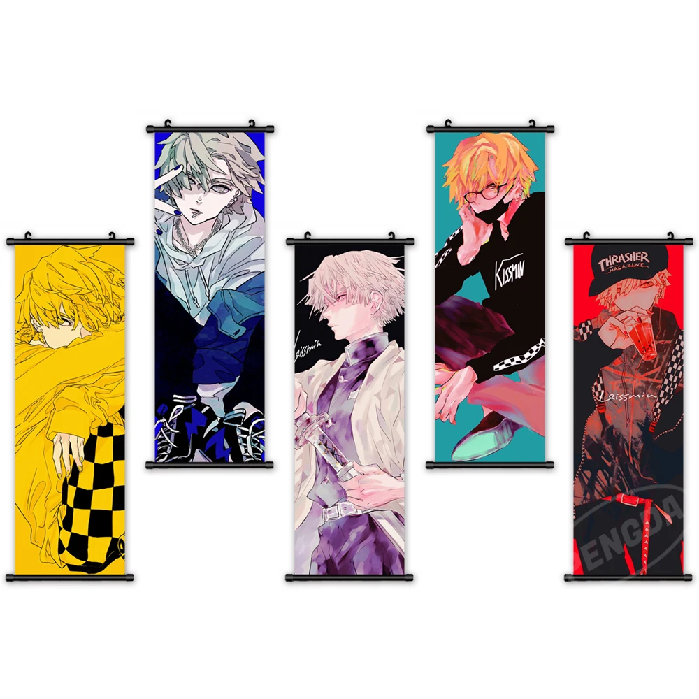 Wall Art Plastic Scroll Hanging Painting Demon Slayer Canvas Poster Modern Fashion Picture Print Anime Role Home Decor Kids Room
Wall Art Plastic Scroll Hanging Painting Demon Slayer Canvas Poster Modern Fashion Picture Print Anime Role Home Decor Kids Room