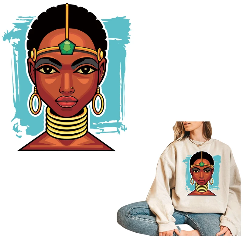 TuQiang New Black Beauty Women Iron on Patches for Clothing Washable Thermal Sticker Print-on T-Shirt Hoodies Applique Decor
TuQiang New Black Beauty Women Iron on Patches for Clothing Washable Thermal Sticker Print-on T-Shirt Hoodies Applique Decor