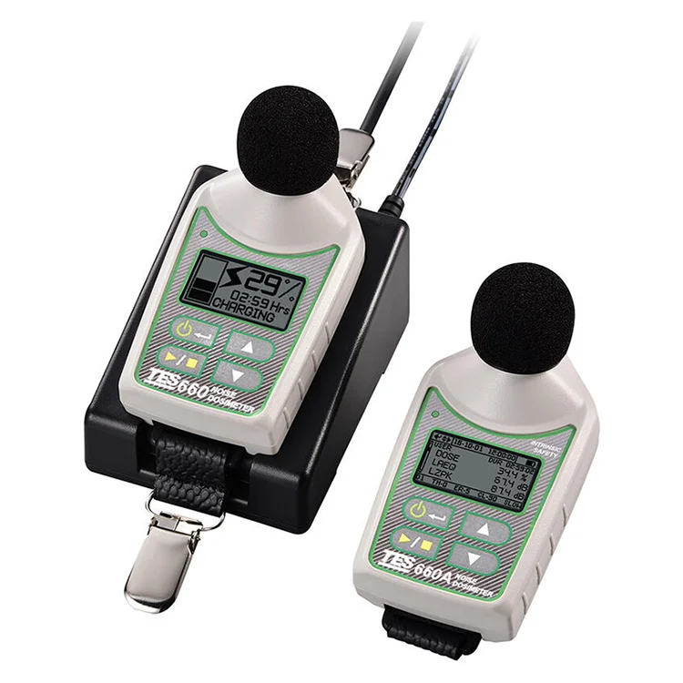 TES-660 Small Size Noise Dosimeter (Badge Type) Light Weight and Sound Meter TES660 Dynamic 70dB to140dB Peak 103dB to 143dB
TES-660 Small Size Noise Dosimeter (Badge Type) Light Weight and Sound Meter TES660 Dynamic 70dB to140dB Peak 103dB to 143dB