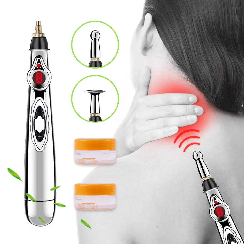 1pcs Electronic Acupuncture Pen Hot Electric Meridians Laser Therapy Heal Massage Pen Meridian Energy Pen Relief Pain Tools
1pcs Electronic Acupuncture Pen Hot Electric Meridians Laser Therapy Heal Massage Pen Meridian Energy Pen Relief Pain Tools