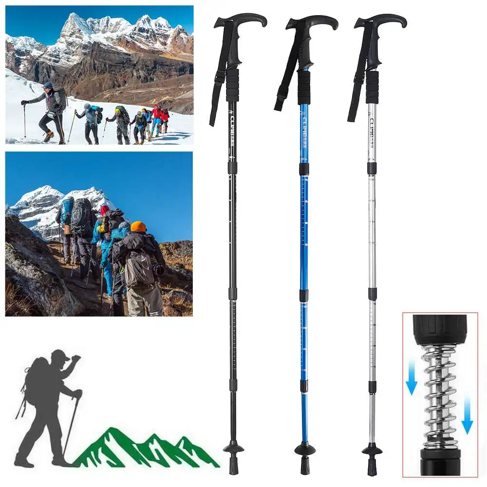 Retractable walking sticks Aluminum Alloy camping hiking Ultralight Adjustable Telescopic Alpenstock Trekking Pole walking
Retractable walking sticks Aluminum Alloy camping hiking Ultralight Adjustable Telescopic Alpenstock Trekking Pole walking