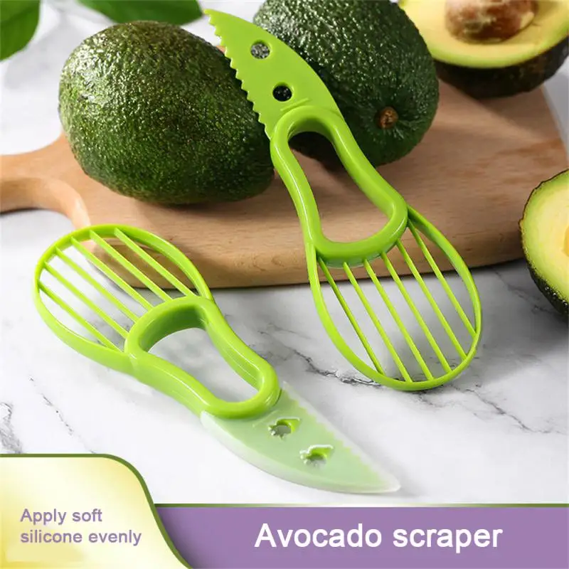 

Xuanjun Three-in-one Avocado Peeler Multifunctional PP Pulp Separator Meat Scraper Creative Kitchen Gadget