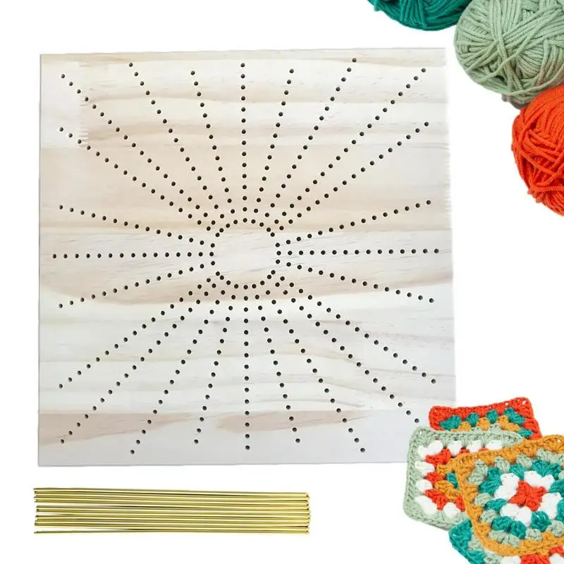 Wood Crochet Blocking Board Kit With 10 Steel Rod Pins For Knitting Granny Square Round Crochet Board Crafting Lovers Gifts
Wood Crochet Blocking Board Kit With 10 Steel Rod Pins For Knitting Granny Square Round Crochet Board Crafting Lovers Gifts