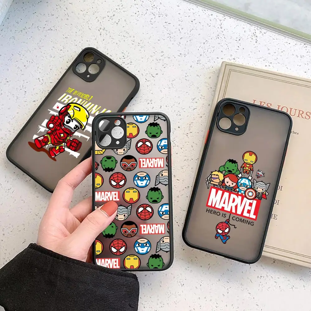 The Avengers Ironman Case For iPhone 13 12 11 14 Pro Max SE Mini XR XS X 7 8 Plus Clear Matte Cover Fundas Marvel Hero is Coming
The Avengers Ironman Case For iPhone 13 12 11 14 Pro Max SE Mini XR XS X 7 8 Plus Clear Matte Cover Fundas Marvel Hero is Coming